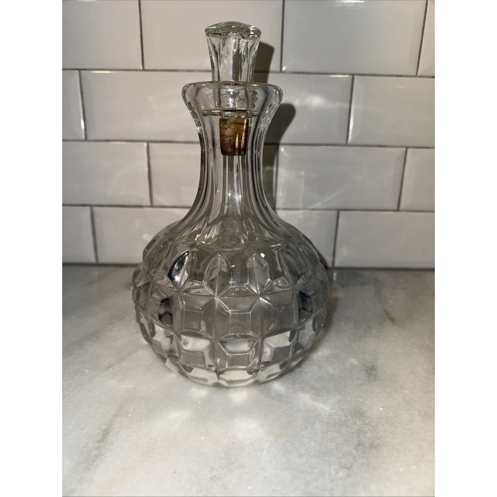 VTG. Decanter ABPAmerican Brilliant PeriodHandBlownCrystal Glass/wine/waterGW994